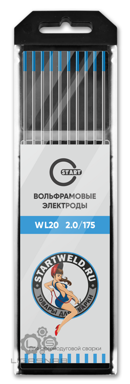 Вольфрамовый электрод WL 20 2,0/175 (голубой) WL2020175